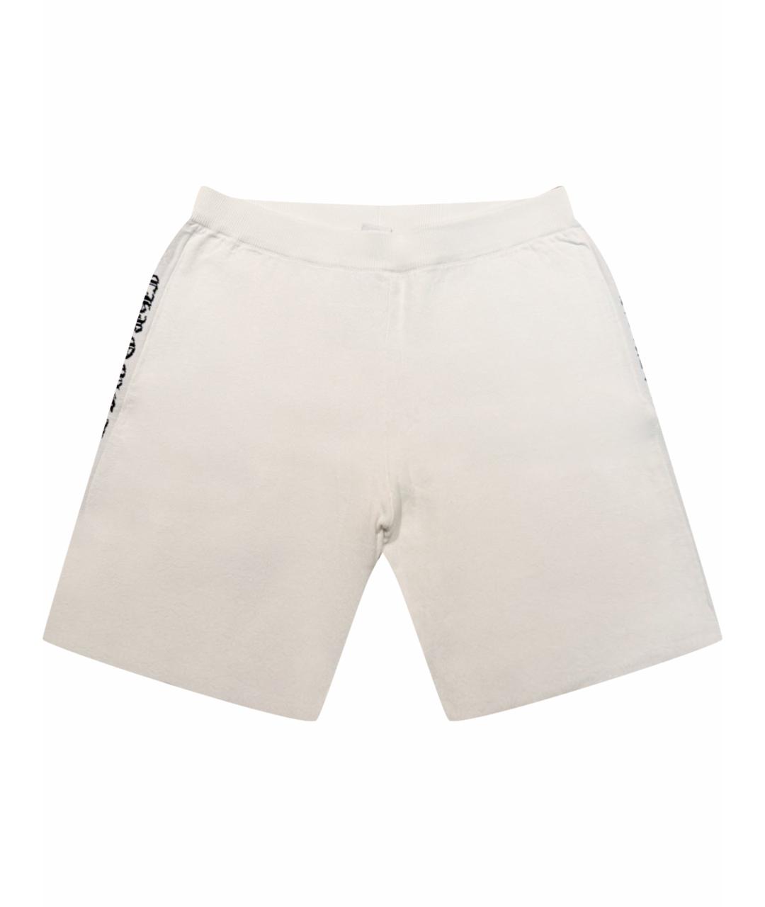 CHROME HEARTS Белые вискозные спортивные брюки и шорты, фото 1