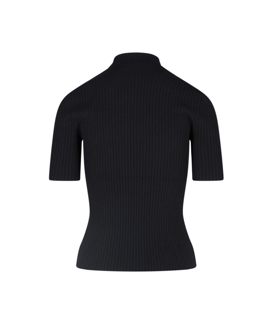 COURREGES Черный вискозный джемпер / свитер, фото 3