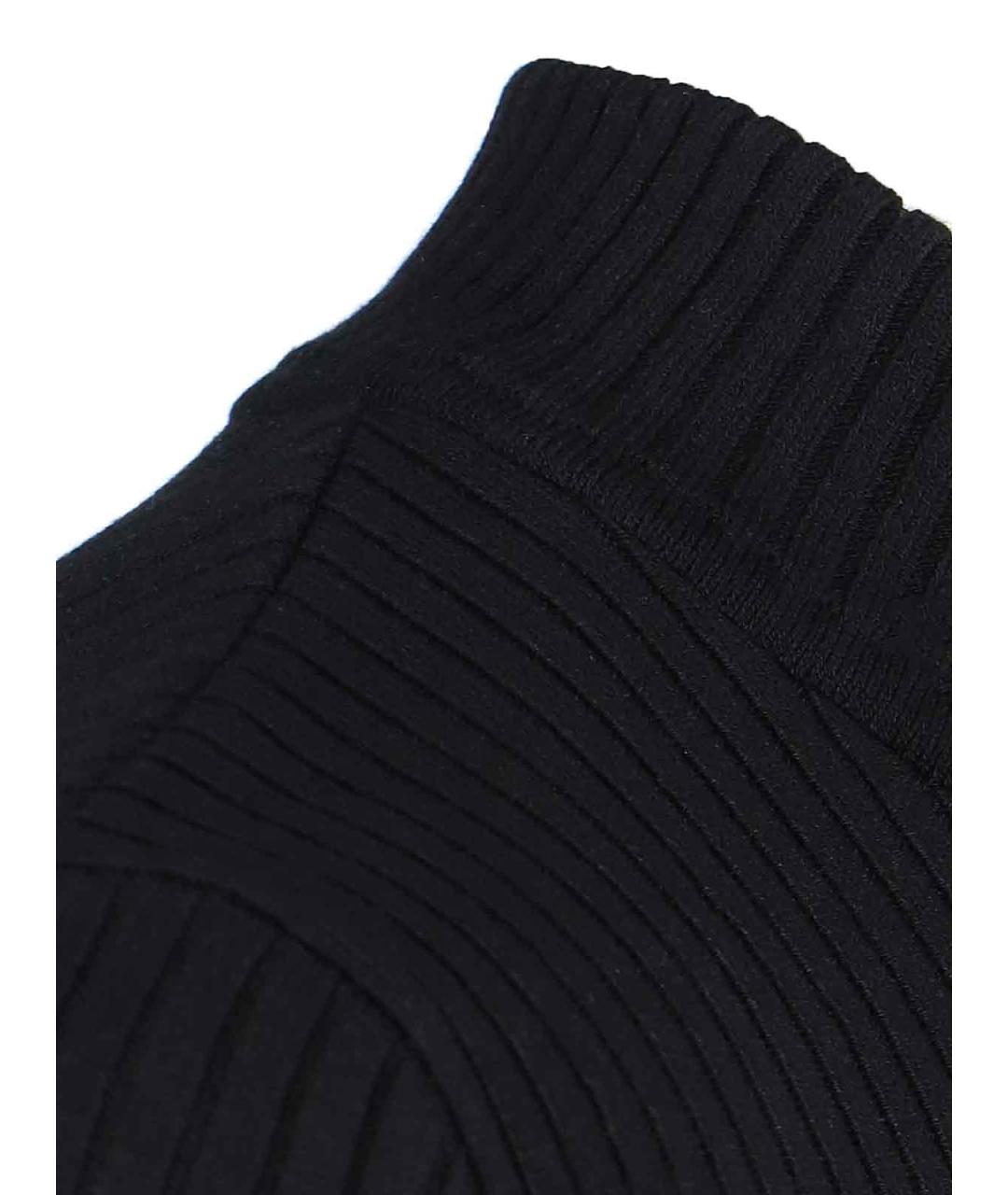 COURREGES Черный вискозный джемпер / свитер, фото 5