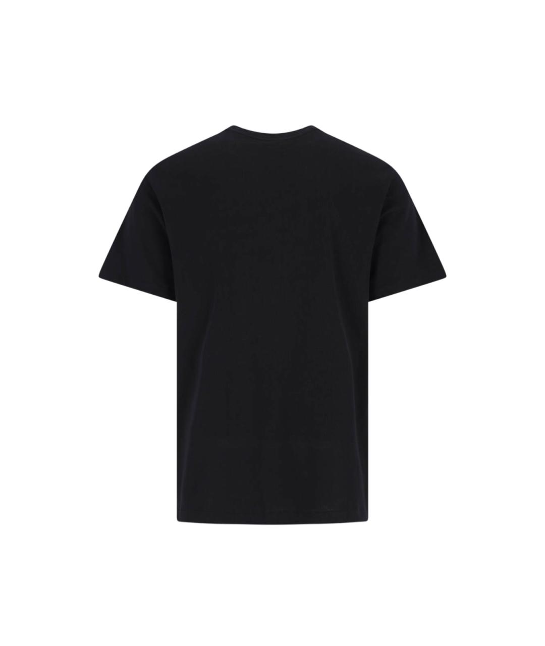 A.P.C. Черная хлопковая футболка, фото 2