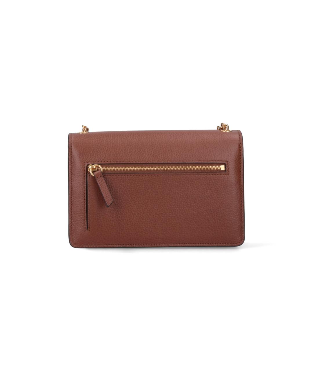 MULBERRY Коричневая кожаная сумка через плечо, фото 3