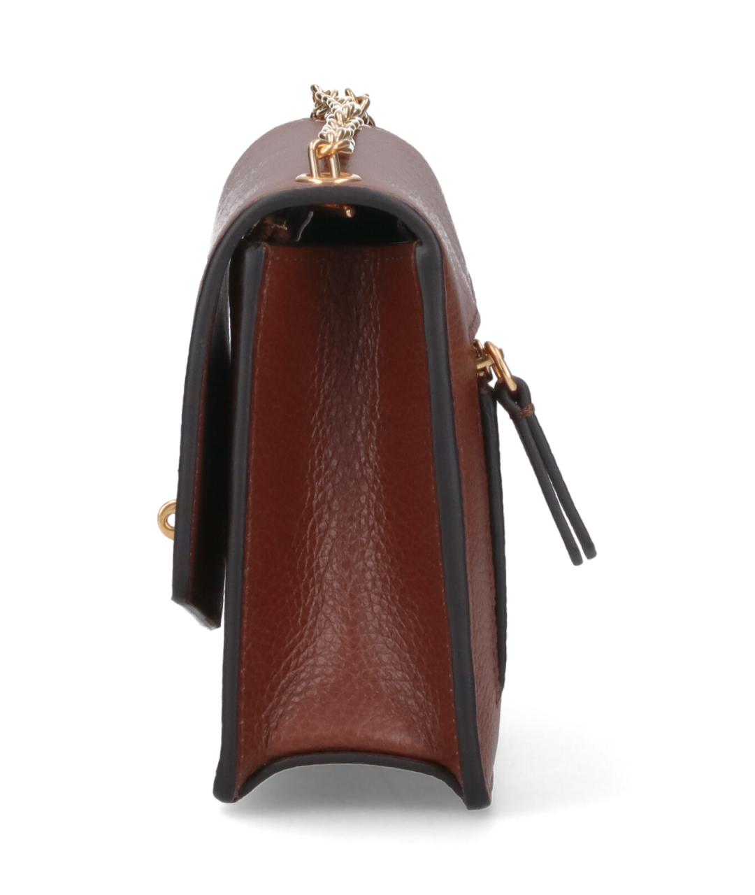 MULBERRY Коричневая кожаная сумка через плечо, фото 5