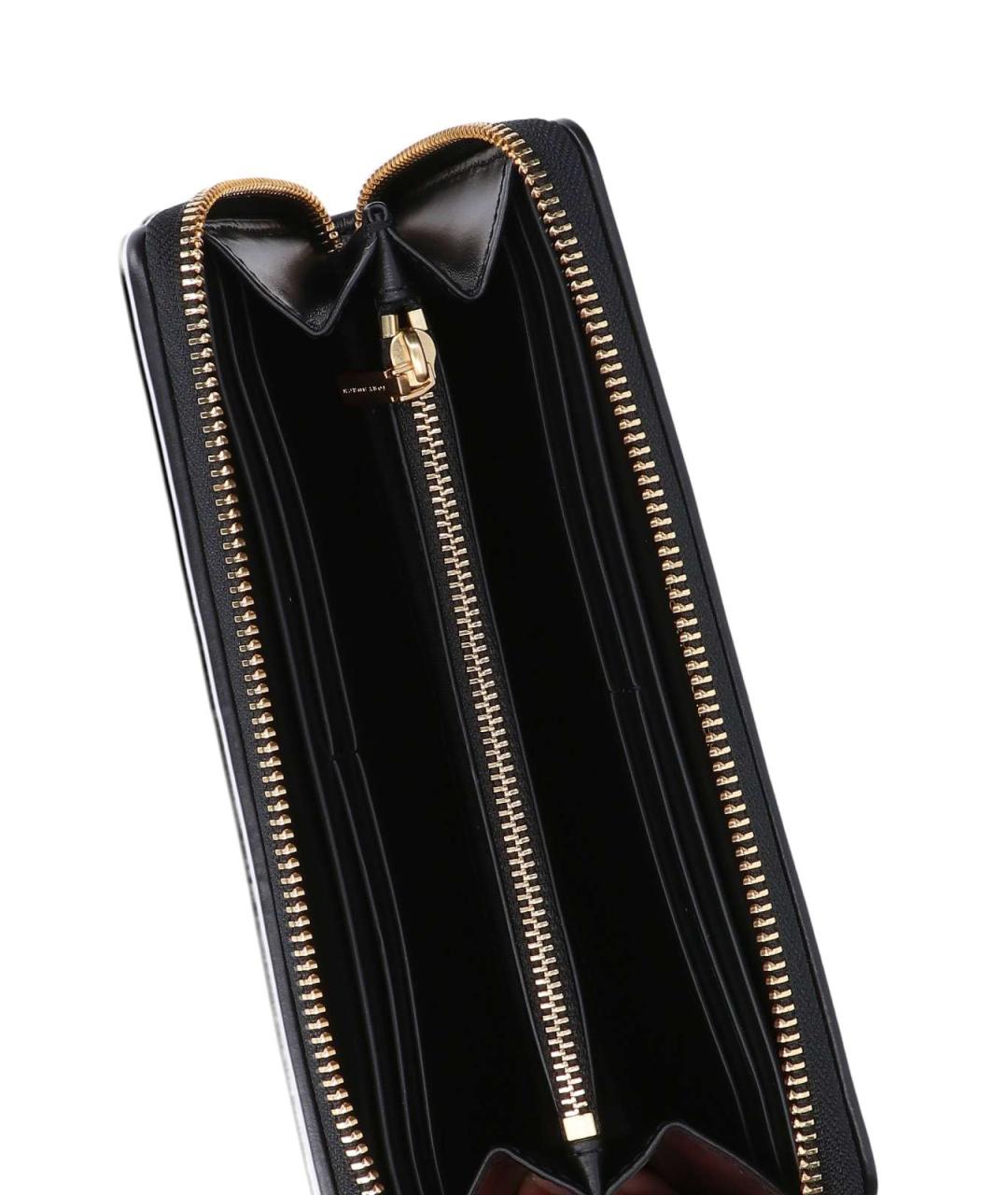 TORY BURCH Черный кожаный кошелек, фото 5