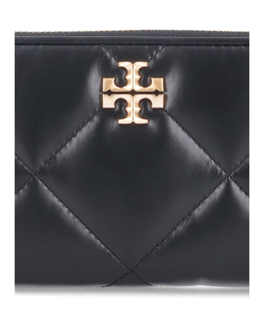 TORY BURCH Черный кожаный кошелек, фото 4