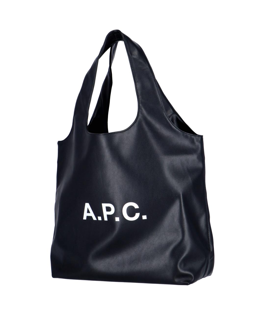 A.P.C. Черная сумка тоут, фото 2