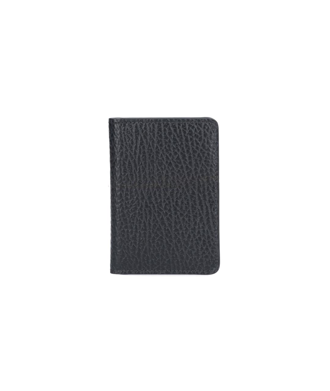 MAISON MARGIELA Черный кожаный кошелек, фото 1