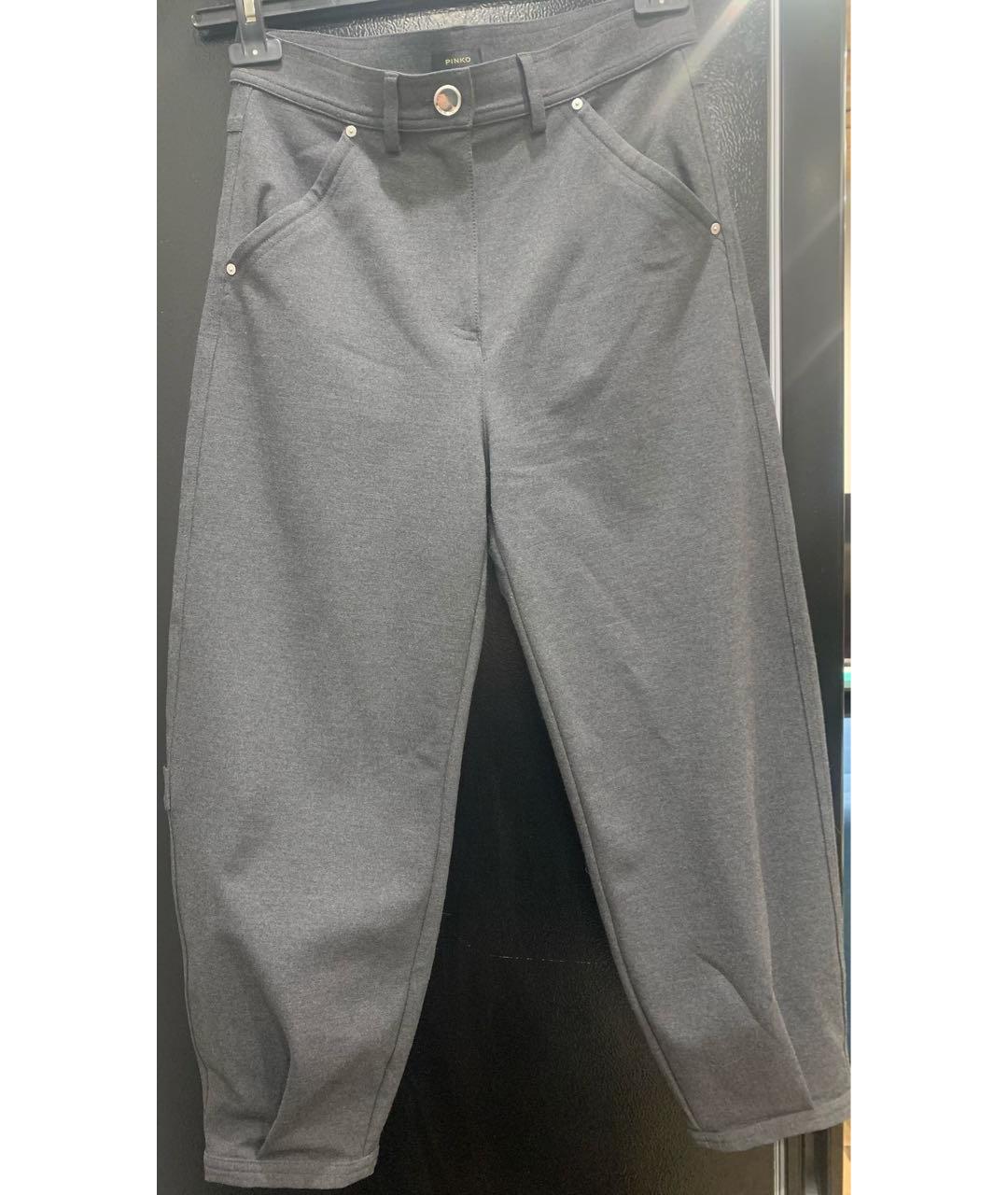PINKO Антрацитовые капри, фото 4