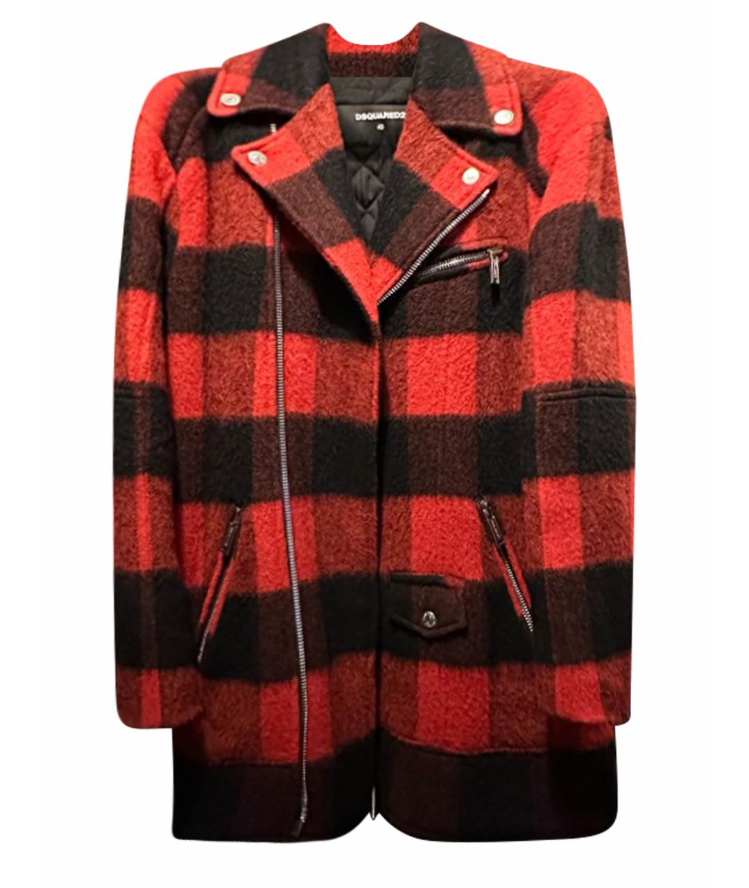 DSQUARED2 Мульти шерстяное пальто, фото 1