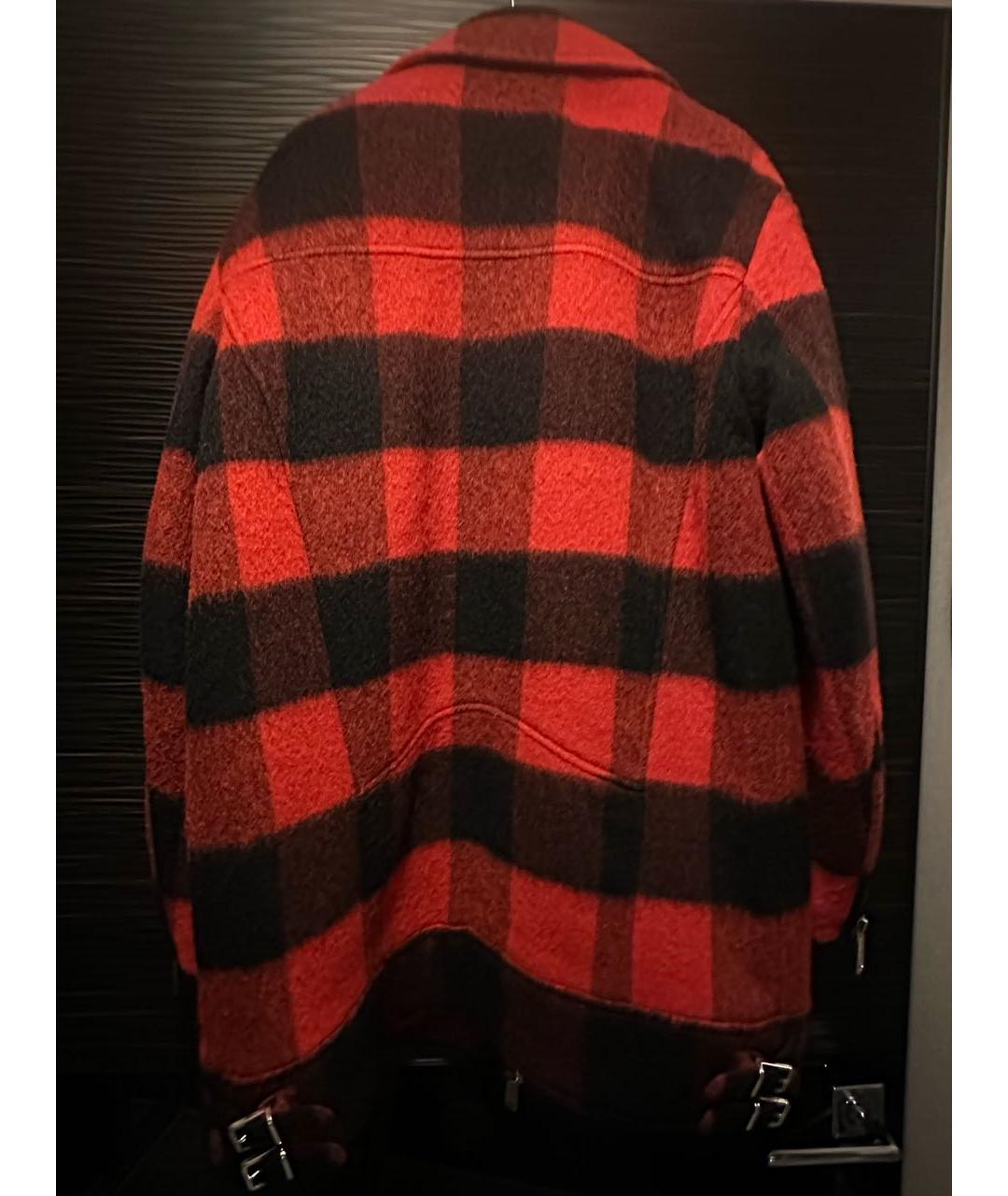 DSQUARED2 Мульти шерстяное пальто, фото 5