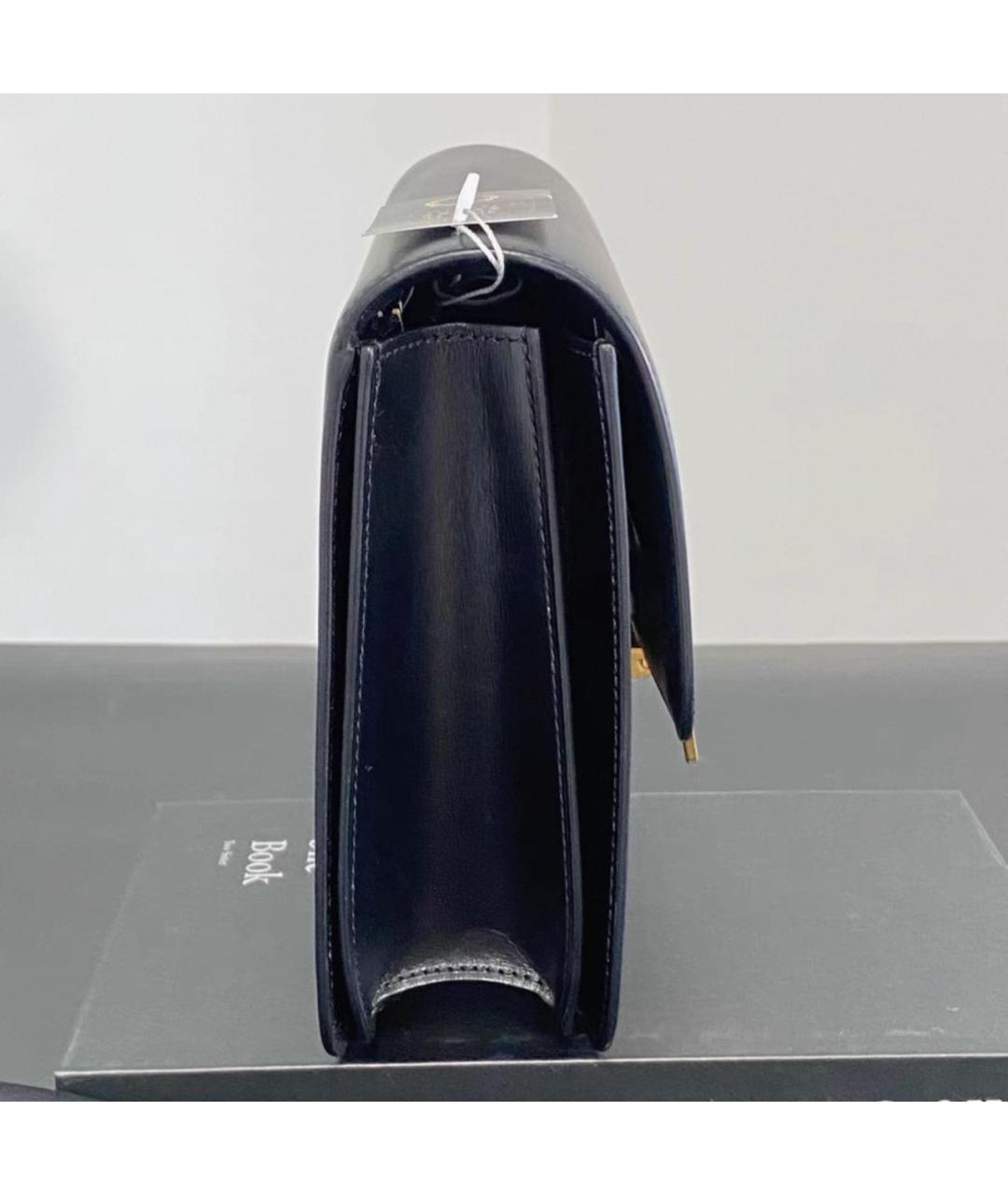 CELINE Черная кожаная сумка через плечо, фото 4