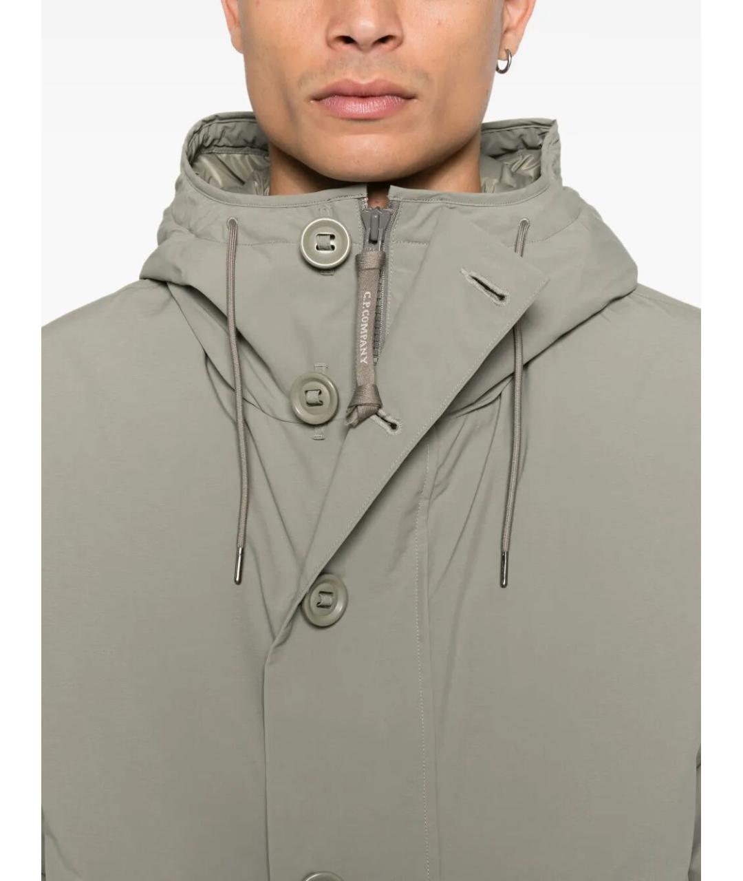 CP COMPANY Зеленая полиэстеровая куртка, фото 4