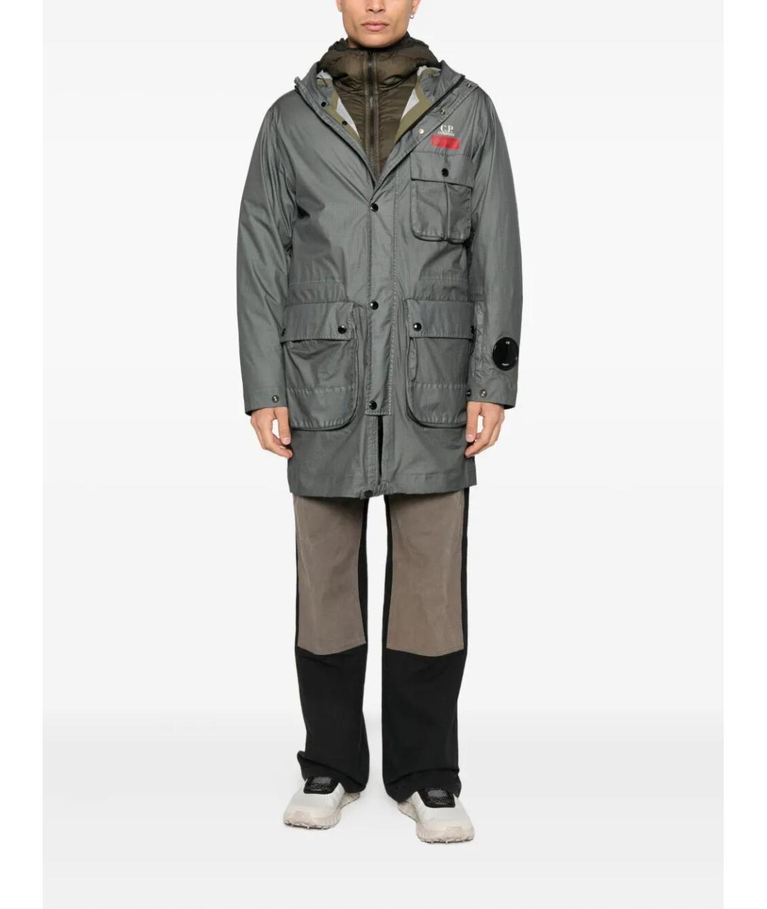 CP COMPANY Серая полиамидовая куртка, фото 2