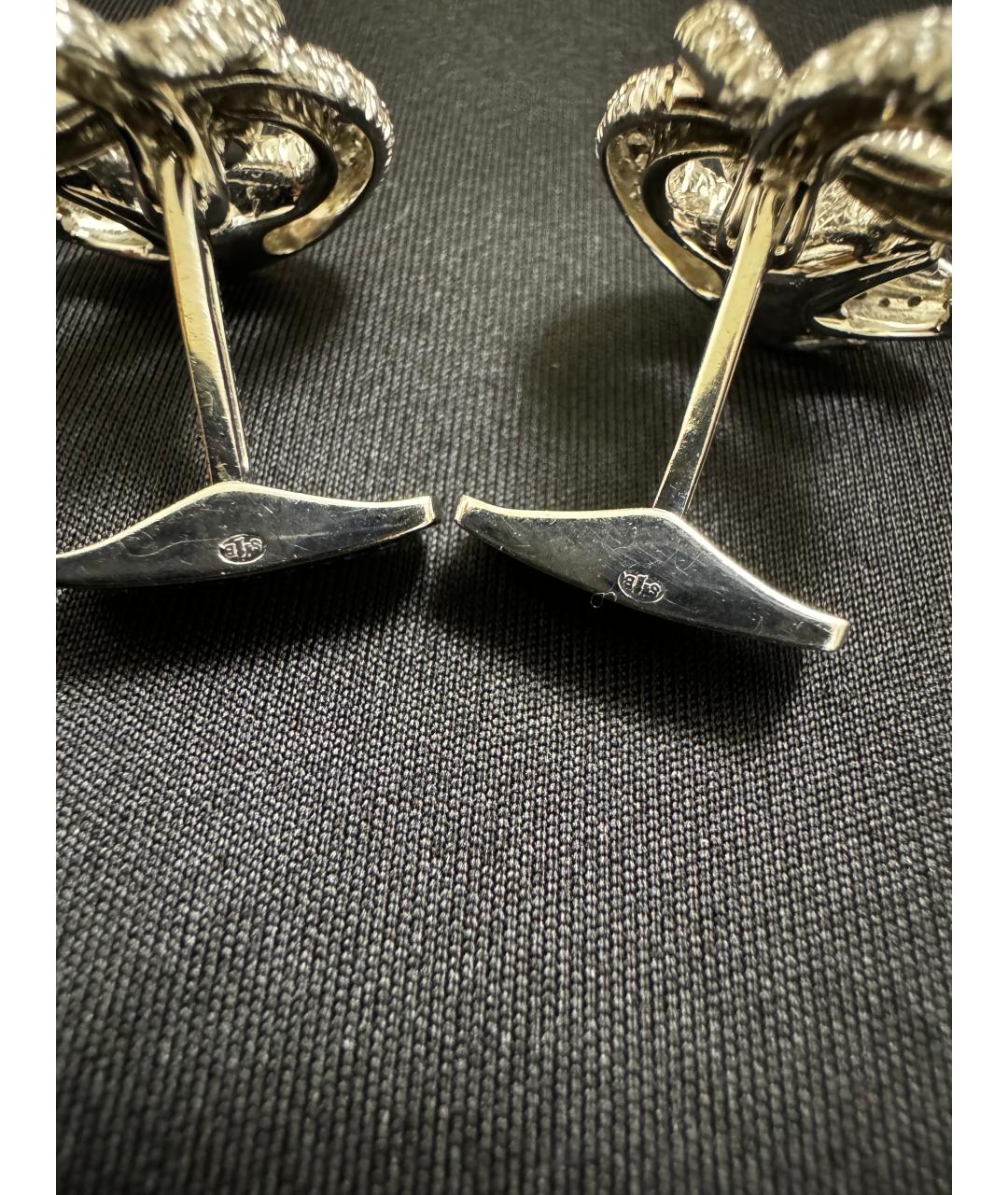 BOUCHERON Белые запонки из белого золота, фото 4