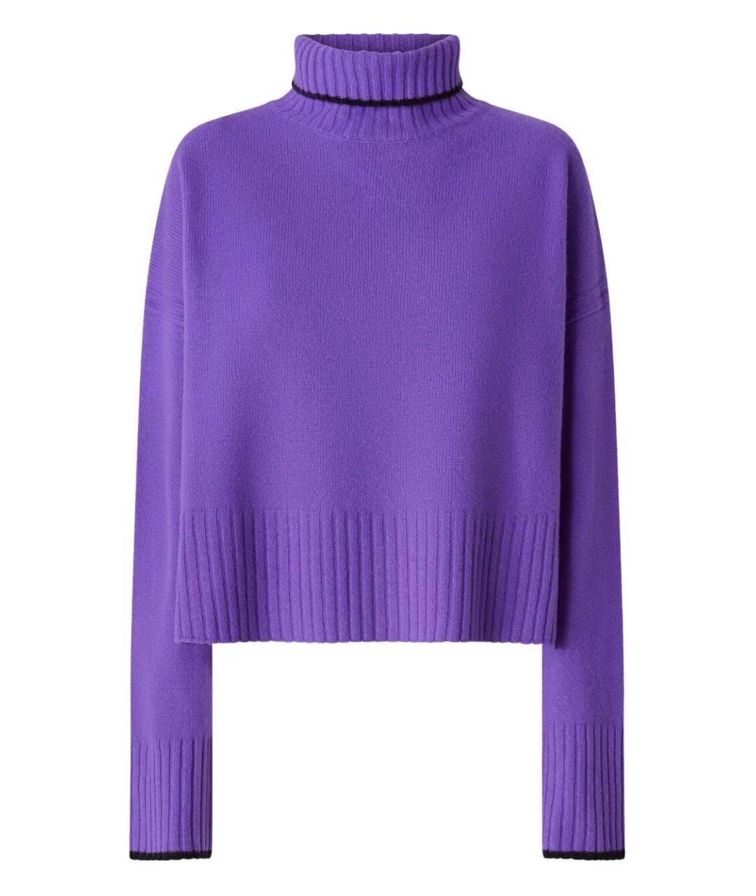 PINKO Фиолетовая шерстяная водолазка, фото 1