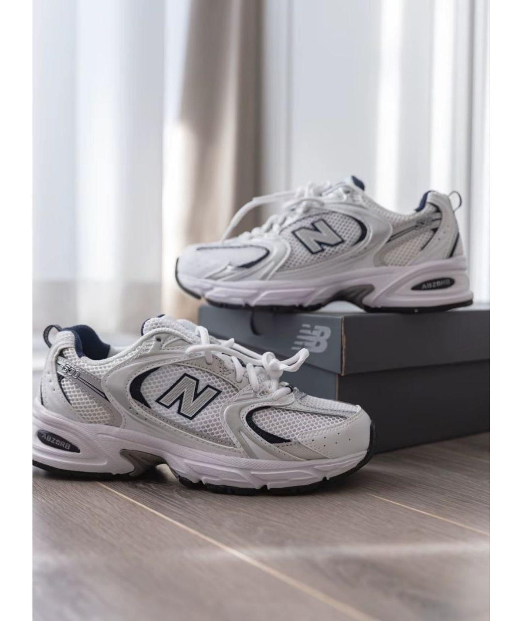 NEW BALANCE Серые низкие кроссовки / кеды, фото 6