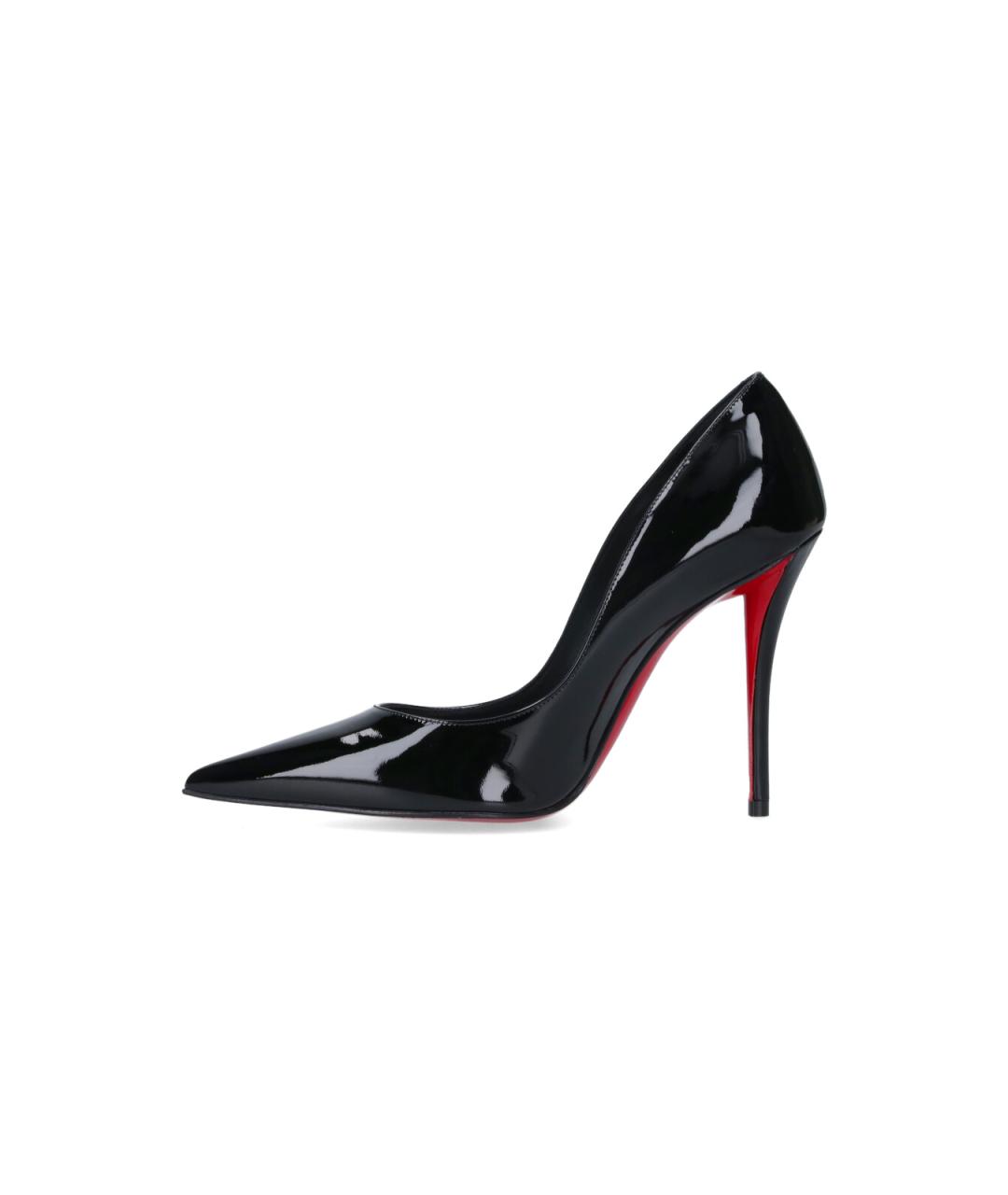 CHRISTIAN LOUBOUTIN Черные туфли из лакированной кожи, фото 3