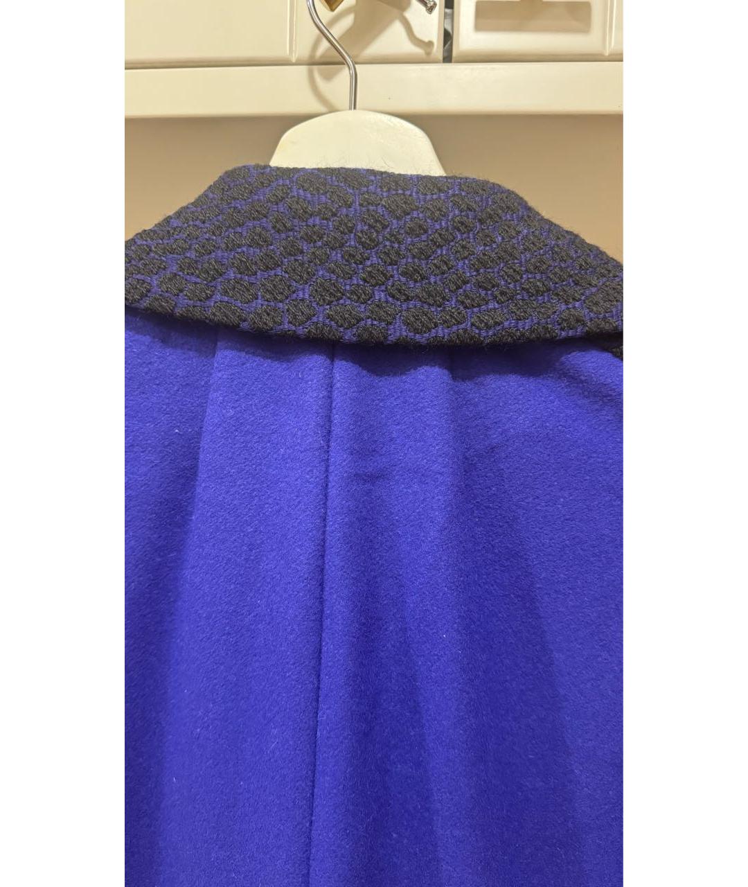 MAX&CO Фиолетовое шерстяное пальто, фото 3