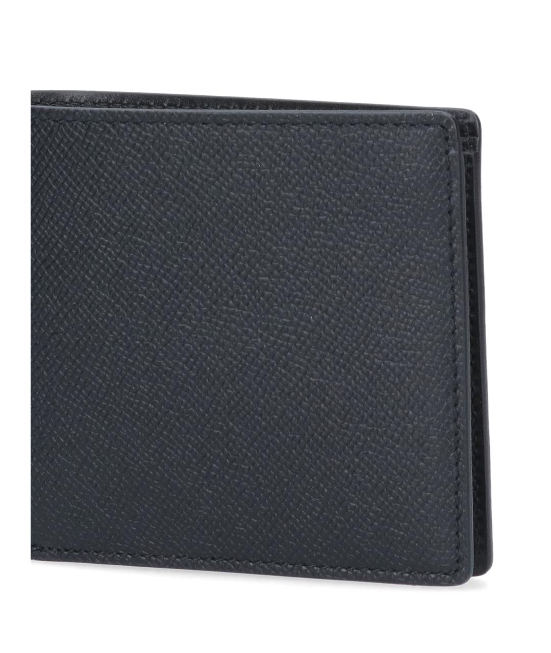 MAISON MARGIELA Черный кожаный кошелек, фото 5