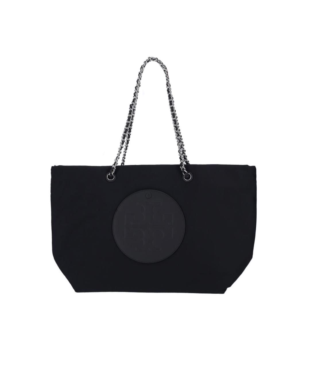 TORY BURCH Черная синтетическая сумка тоут, фото 1