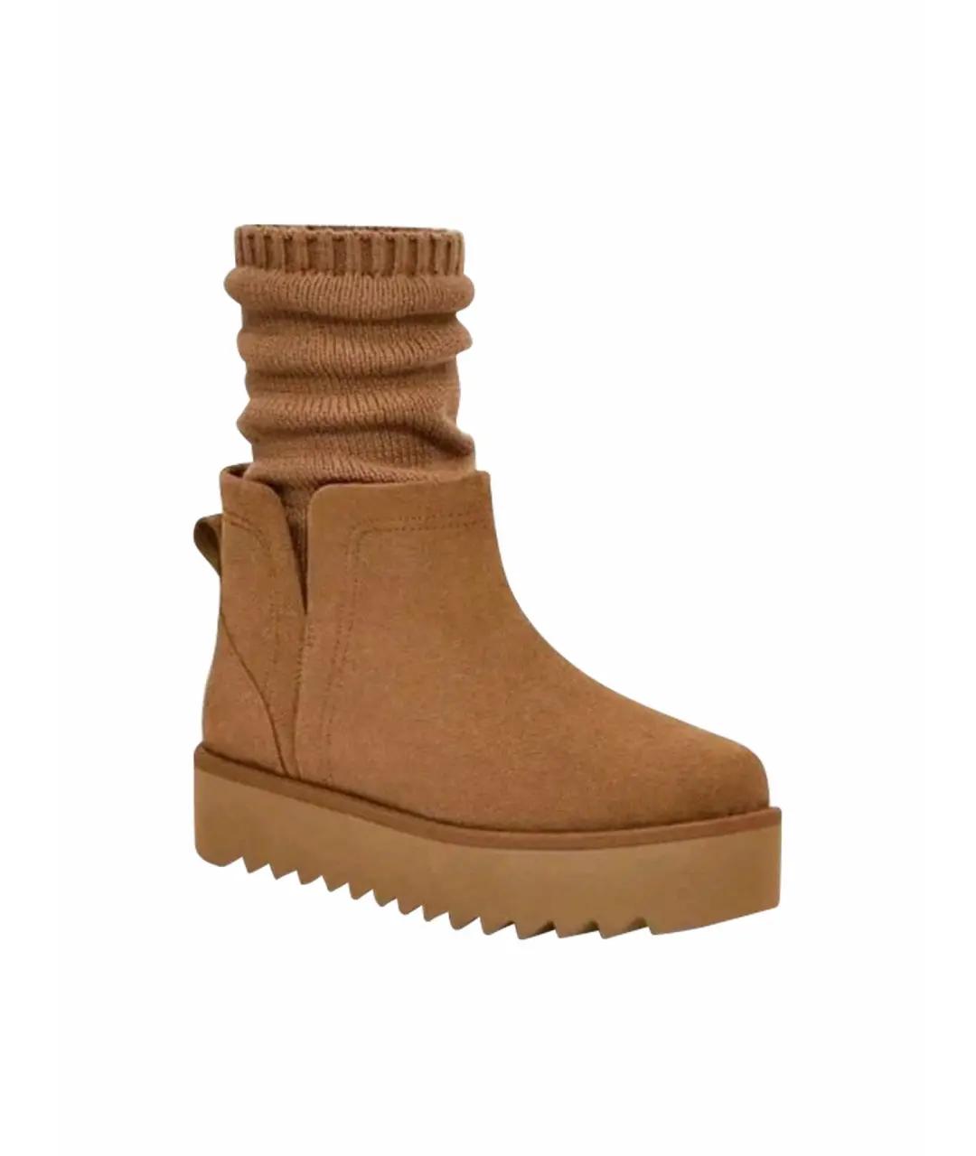 UGG AUSTRALIA Коричневые замшевые ботинки, фото 7