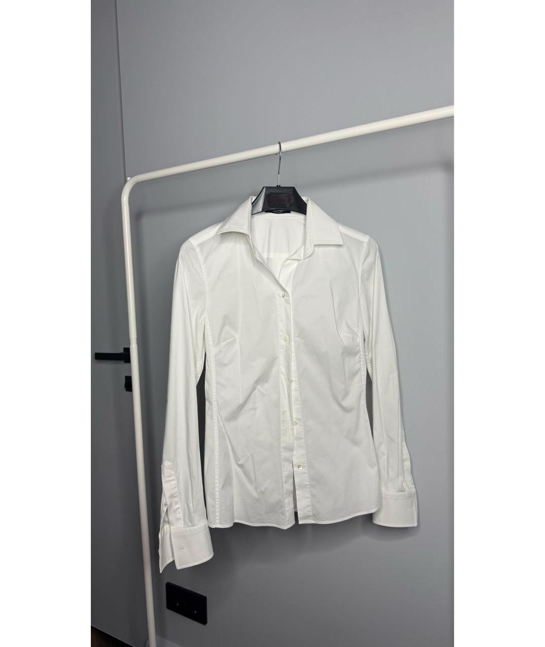 DOLCE&GABBANA Белая хлопковая рубашка, фото 5