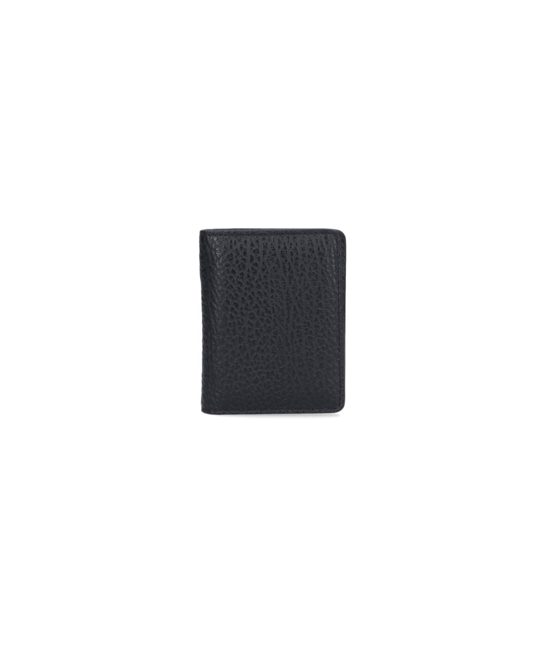 MAISON MARGIELA Черный кожаный кошелек, фото 1