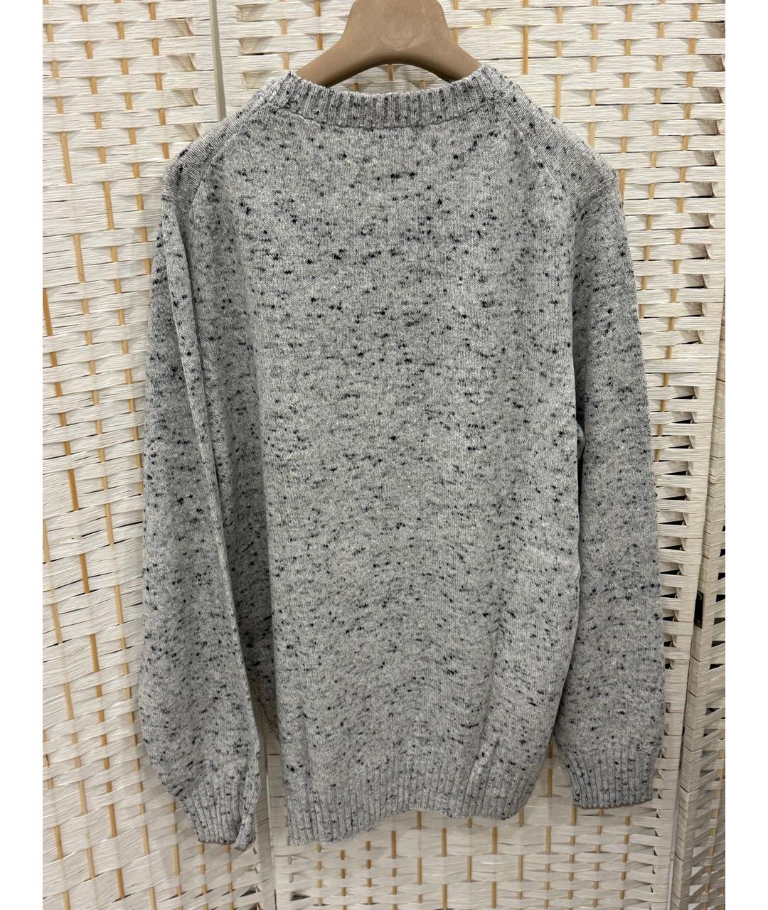 BRUNELLO CUCINELLI Серый шерстяной джемпер / свитер, фото 2