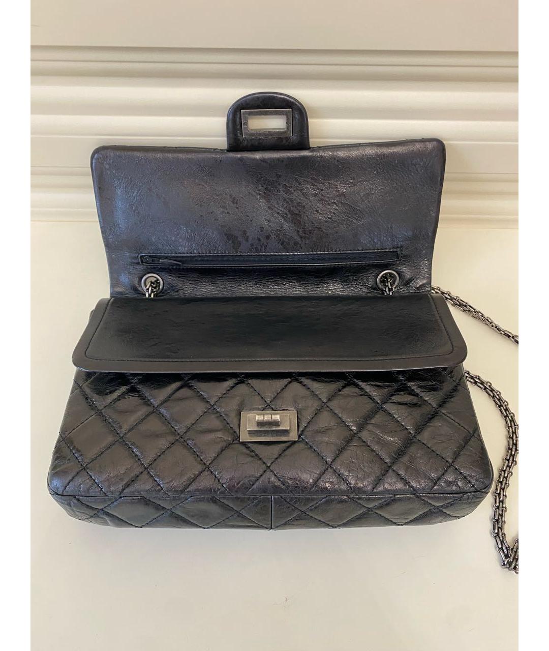 CHANEL Черная кожаная сумка через плечо, фото 4