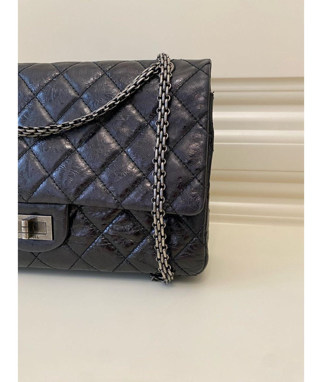 CHANEL Черная кожаная сумка через плечо, фото 3