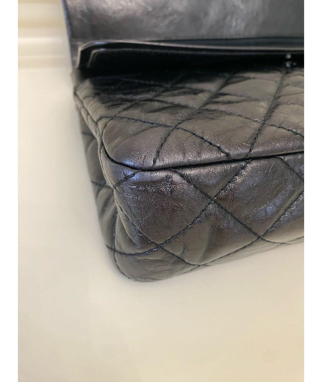 CHANEL Черная кожаная сумка через плечо, фото 7