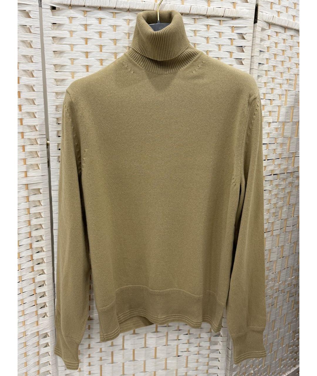 TOM FORD Хаки кашемировая водолазка, фото 5