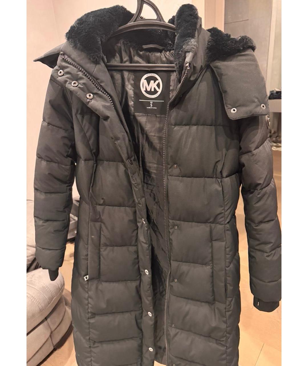 MICHAEL KORS Черный полиэстеровый тренч/плащ, фото 7