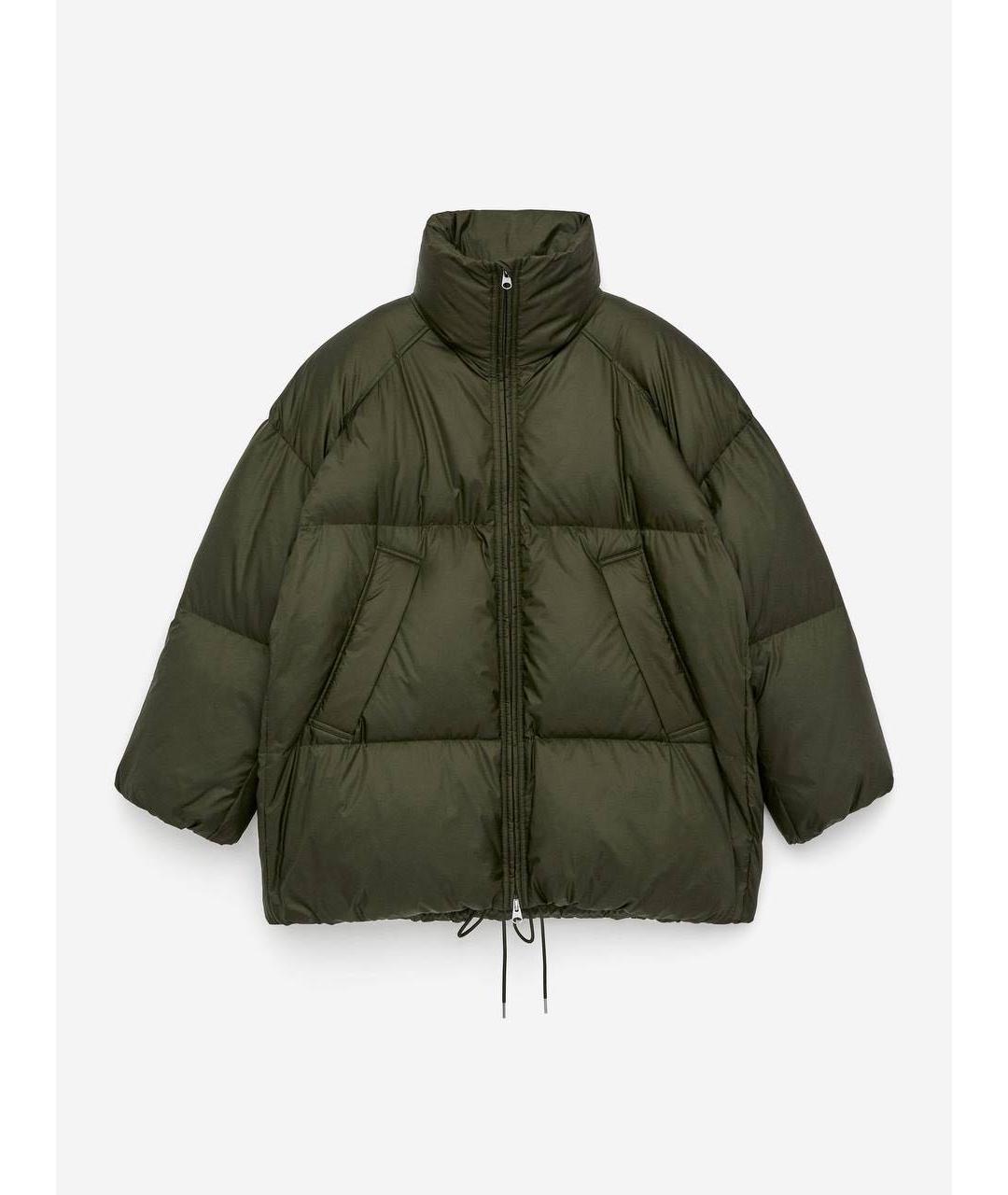 ARKET Зеленый полиуретановый пуховик, фото 6