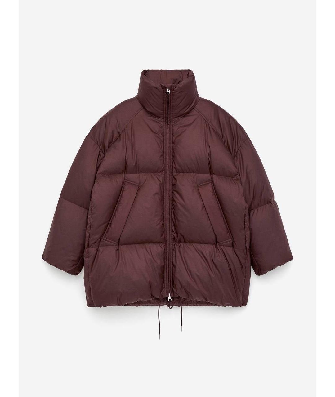 ARKET Бордовый полиамидовый пуховик, фото 6