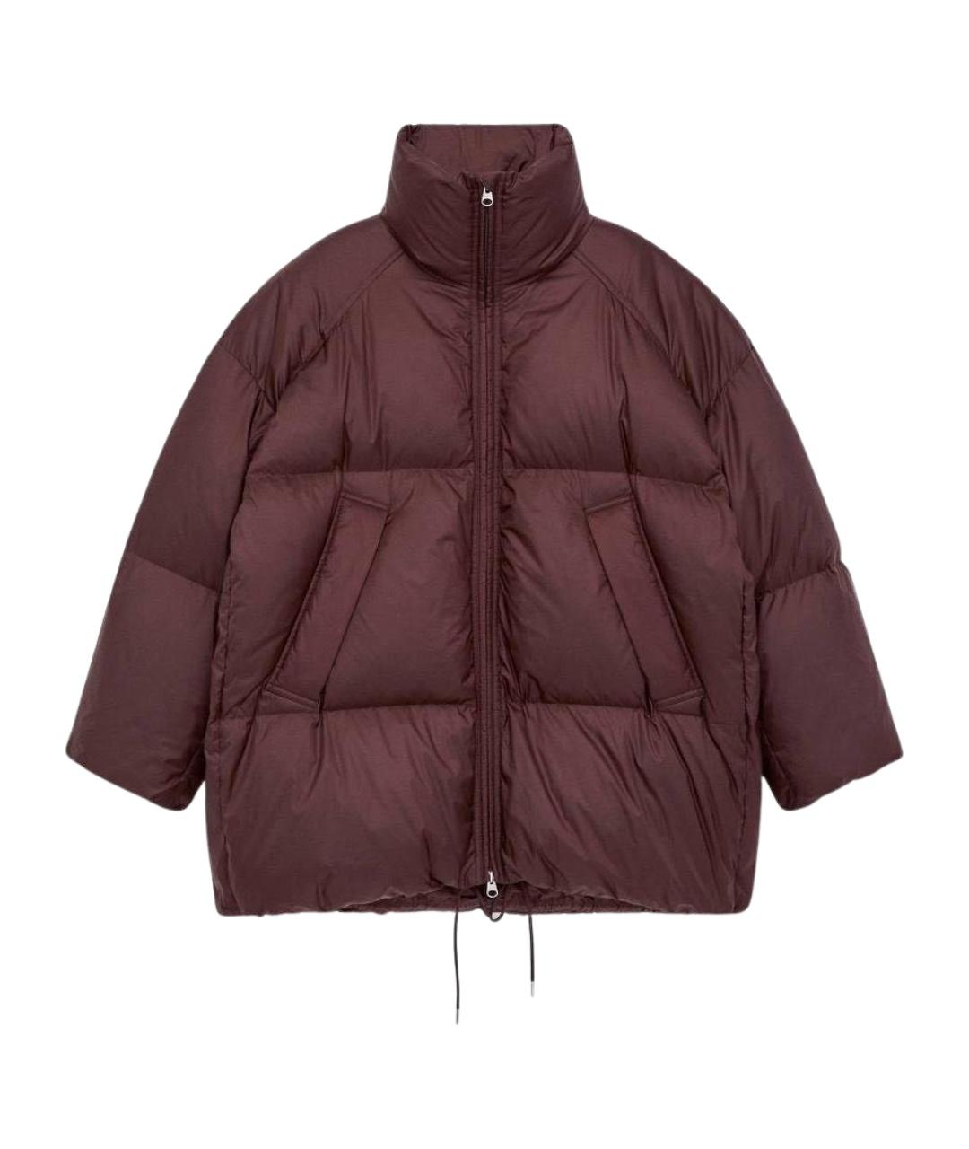 ARKET Бордовый полиамидовый пуховик, фото 1