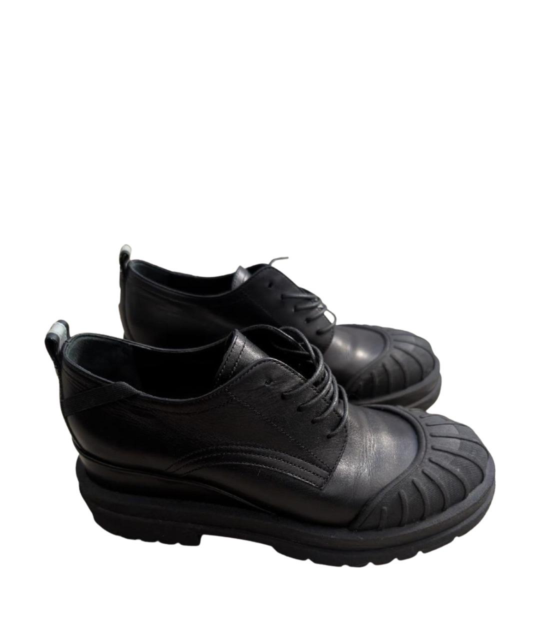 PREMIATA Черные кожаные ботинки, фото 1