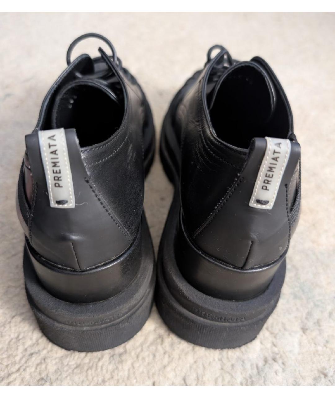 PREMIATA Черные кожаные ботинки, фото 4