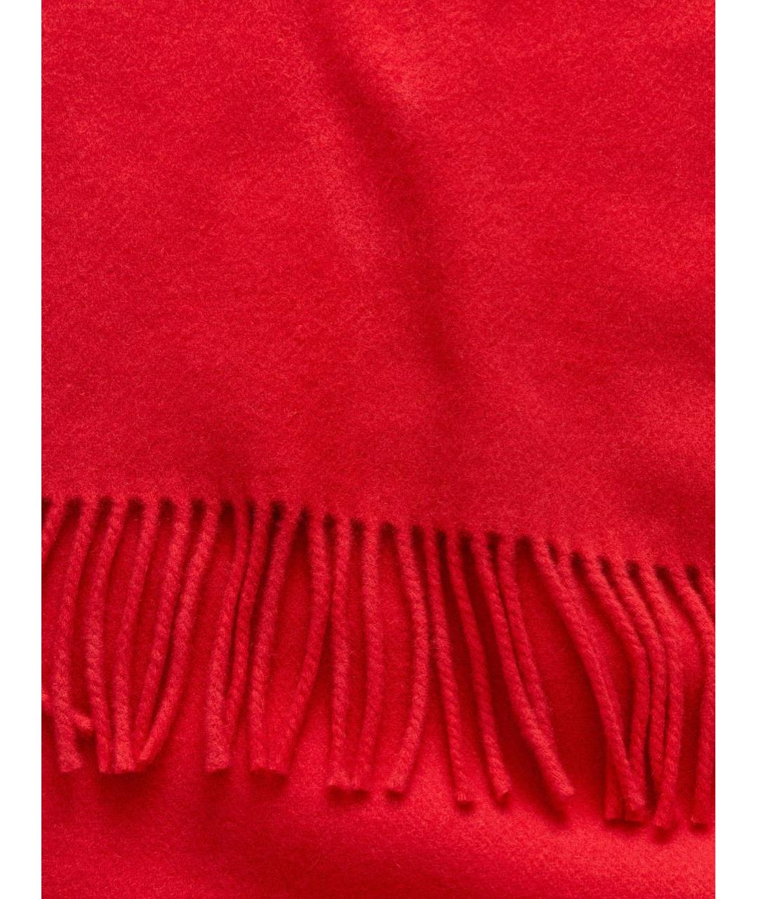 ARKET Красный шерстяной шарф, фото 4