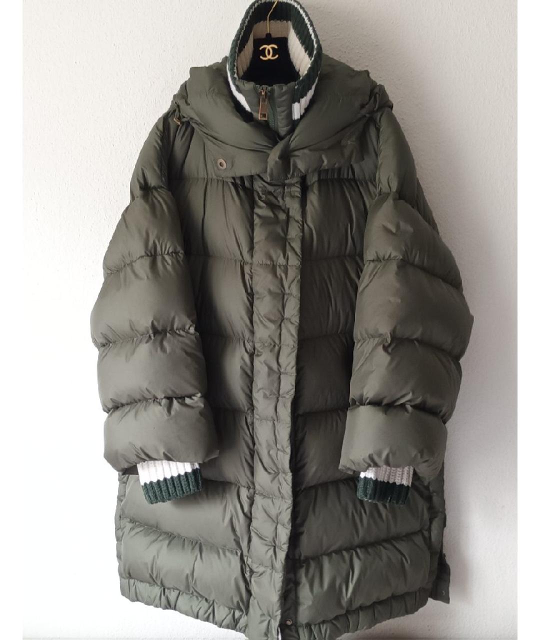 ERMANNO SCERVINO Зеленый пуховик, фото 2