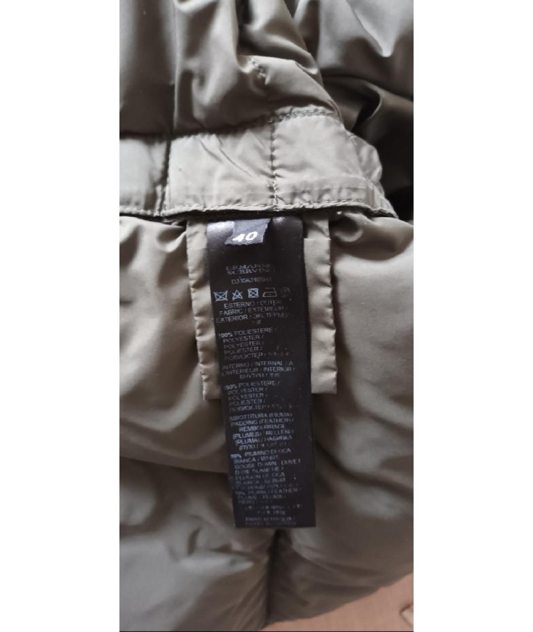 ERMANNO SCERVINO Зеленый пуховик, фото 8