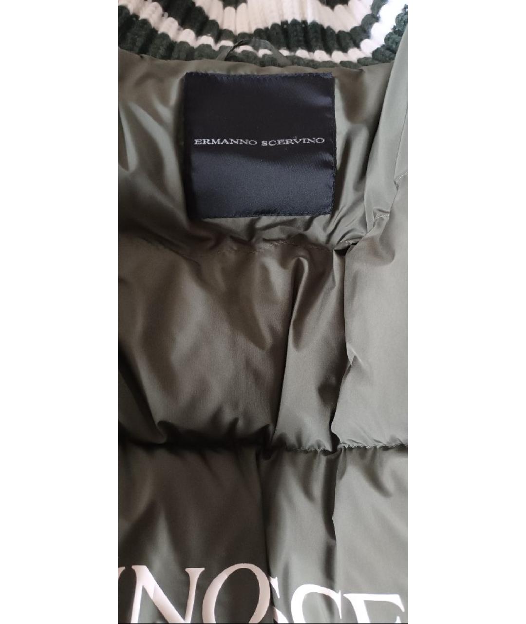 ERMANNO SCERVINO Зеленый пуховик, фото 7