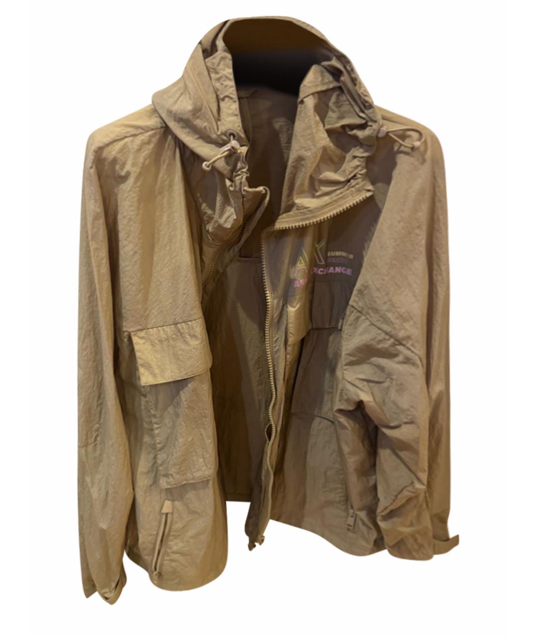 ARMANI EXCHANGE Горчичная синтетическая куртка, фото 1