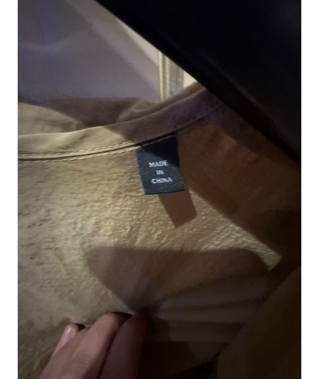 ARMANI EXCHANGE Горчичная синтетическая куртка, фото 3