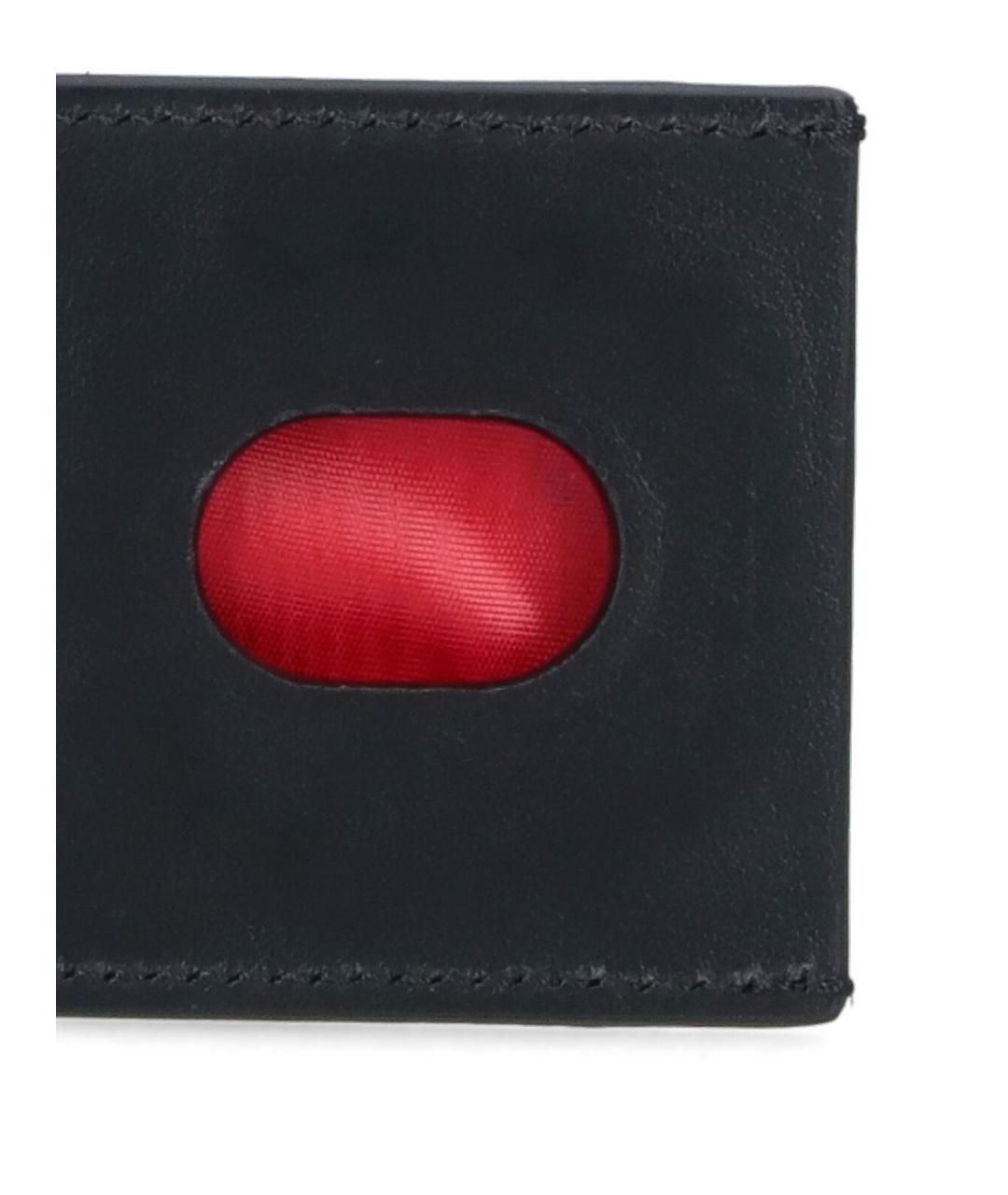 CHRISTIAN LOUBOUTIN Черный кожаный кардхолдер, фото 5