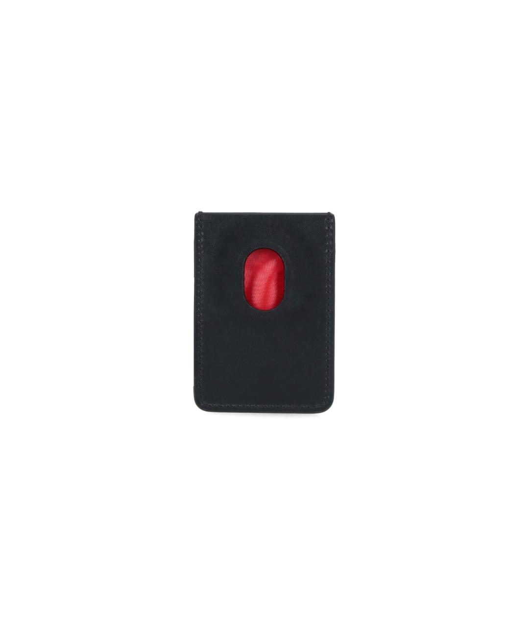 CHRISTIAN LOUBOUTIN Черный кожаный кардхолдер, фото 3