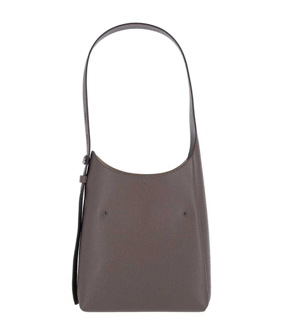 TORY BURCH Коричневая кожаная сумка через плечо, фото 3