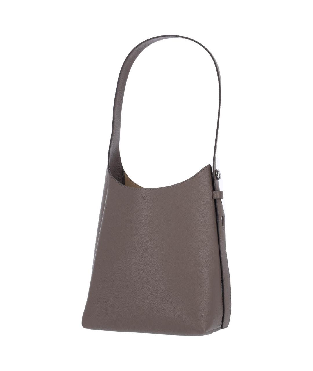 TORY BURCH Коричневая кожаная сумка через плечо, фото 2