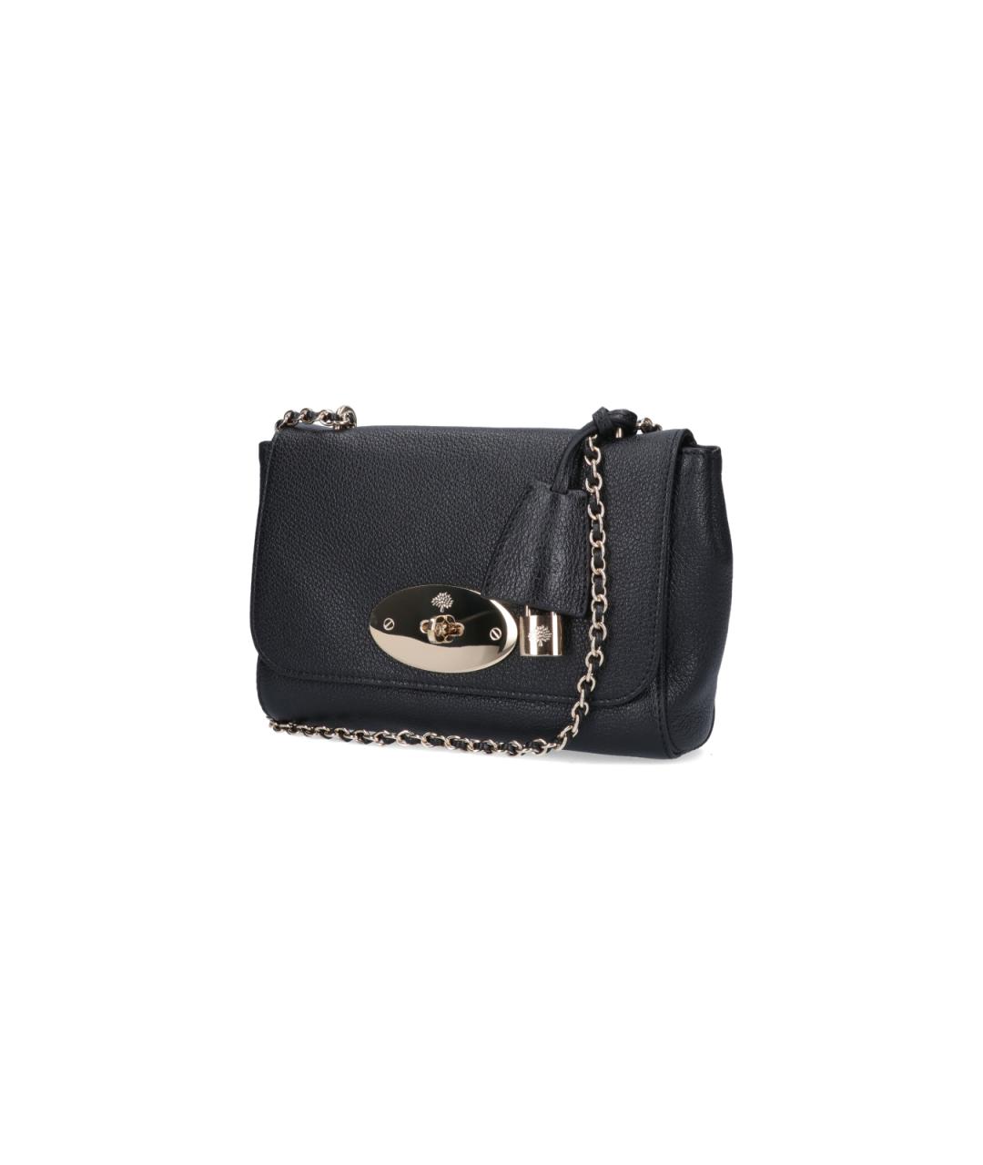 MULBERRY Черная кожаная сумка через плечо, фото 2