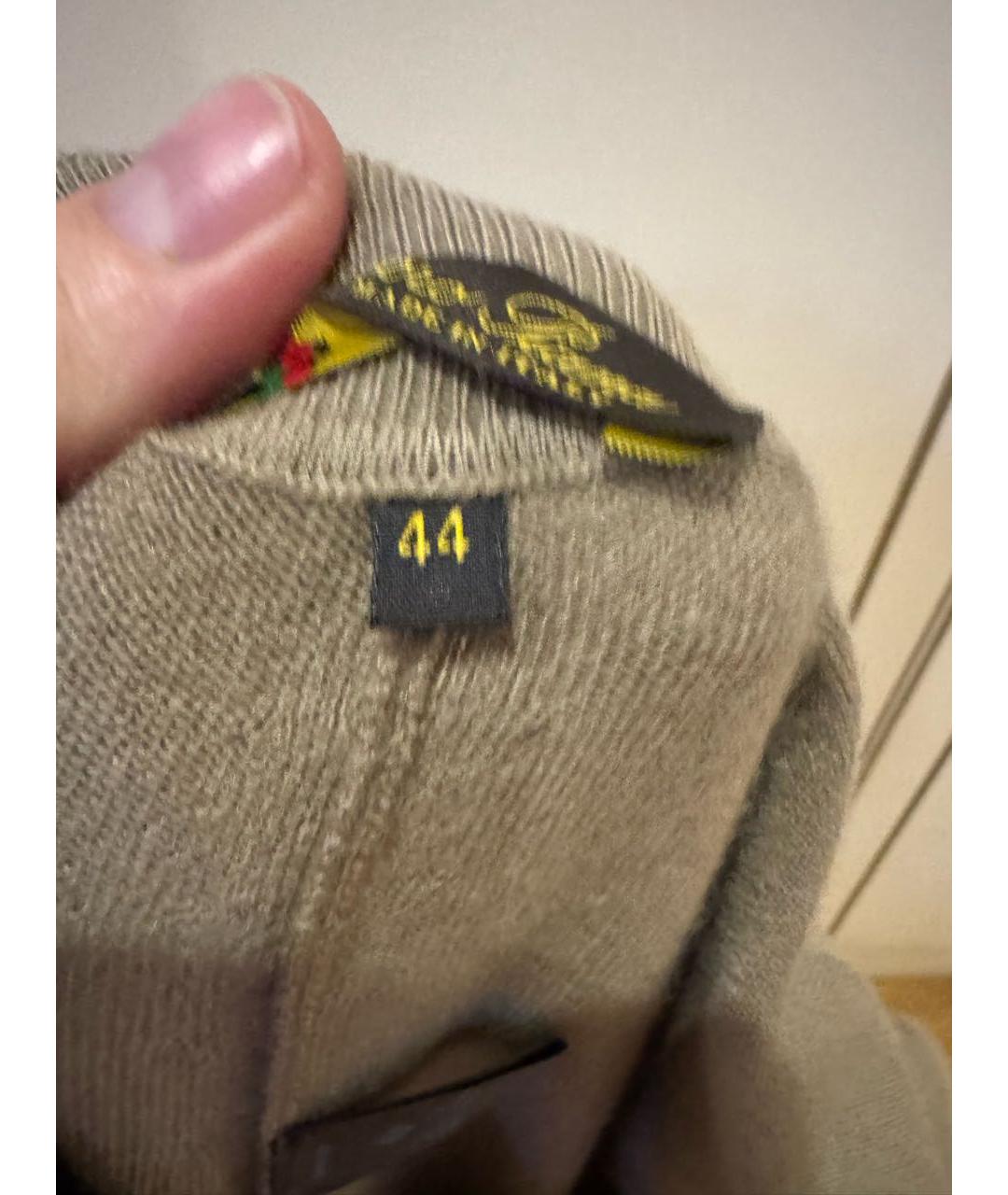 LORO PIANA Коричневые кашемировые леггинсы и велосипедки, фото 6