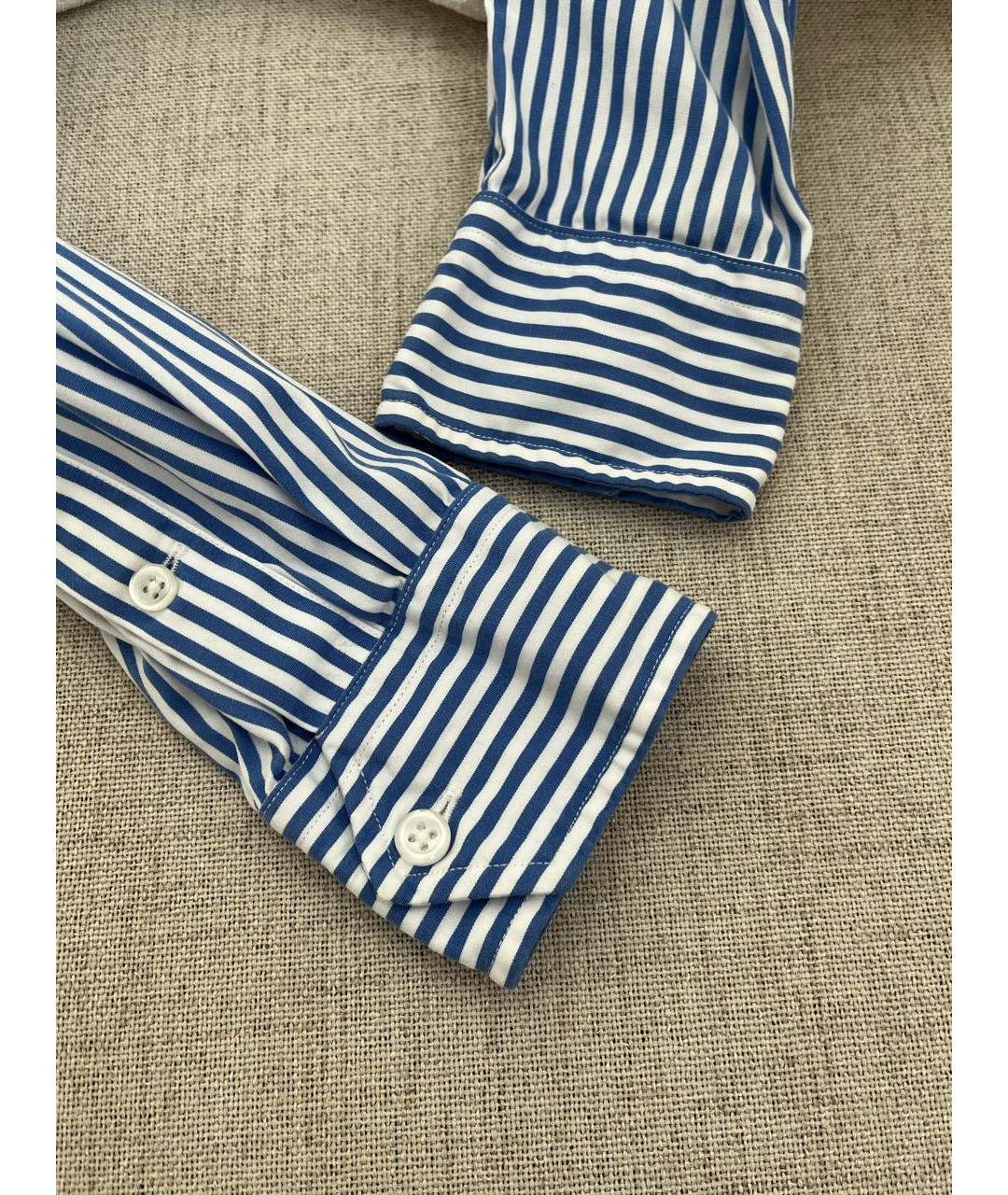 RALPH LAUREN Синяя хлопковая рубашка, фото 5